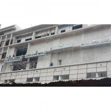 Construction building window glass cleaning suspended platform in India
