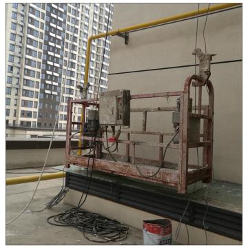 Building cleaning Philippines ZLP630 hoist suspended platform