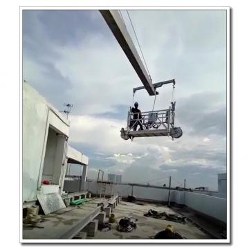 Painting steel electric rope suspended platform for building cleaning maintenance