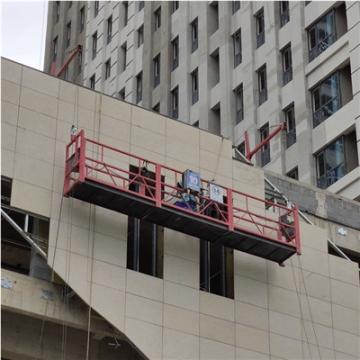 Temporary electric rope suspended access platform gondoal for window cleaning