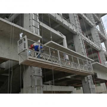 Galvanized steel ZLP800 suspended working platform for wall plastering