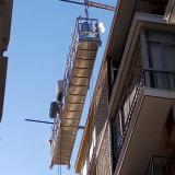 Galvanized steel ZLP630 ZLP800 temporary suspended platform for building maintenance