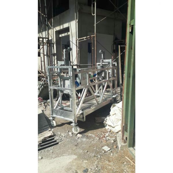 Aluminium ZLP630 100m steel electric suspended scaffolding for building cleaning #1 image