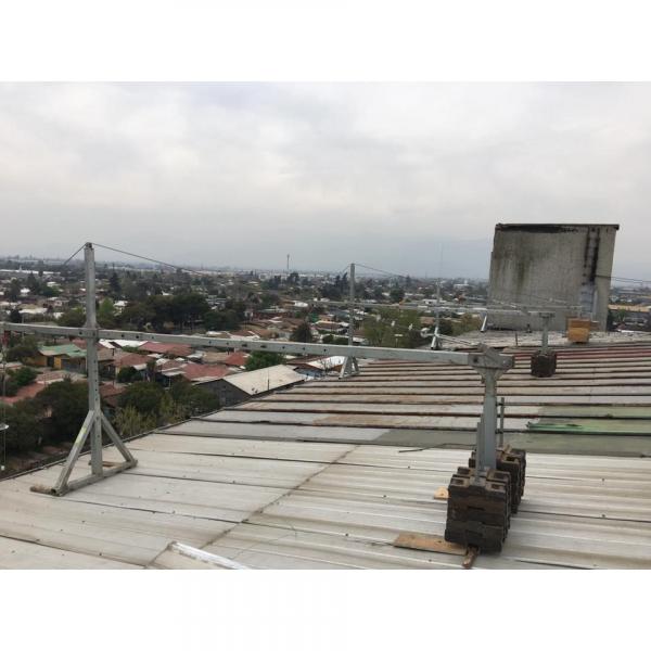 Construction building window glass cleaning suspended platform in India #4 image