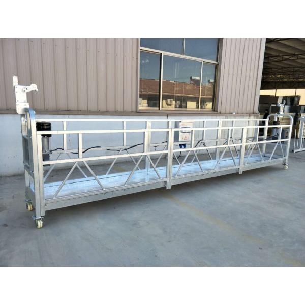 Aluminum 2 meters temporary gondola with wire winder in Indonesia #1 image
