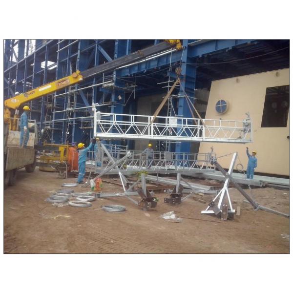 Construction building maintenance unit temporary suspended platform in China #2 image