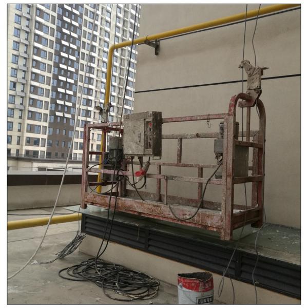 Glass installation Philippines ZLP630 hoist suspended platform #3 image